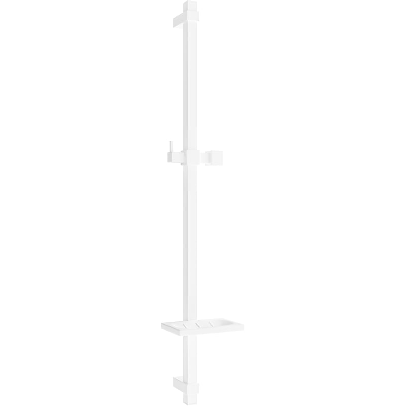 Mexen DQ drążek prysznicowy z mydelniczką 80 cm, biały - 79381-20
