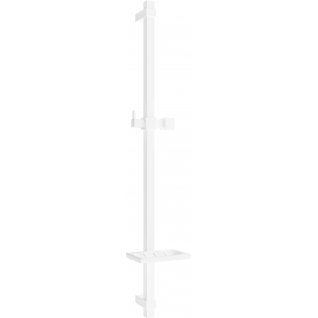 Mexen DQ drążek prysznicowy z mydelniczką 80 cm, biały - 79381-20