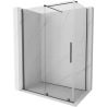 Mexen Velar kabina prysznicowa rozsuwana 150 x 85 cm, transparent, gun gray szczotkowany - 871-150-085-01-66