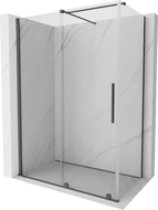 Mexen Velar kabina prysznicowa rozsuwana 160 x 85 cm, transparent, gun gray szczotkowany - 871-160-085-01-66