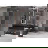 Mexen Velar kabina prysznicowa rozsuwana 150 x 100 cm, transparent, miedź szczotkowana - 871-150-100-01-65