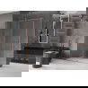 Mexen Velar kabina prysznicowa rozsuwana 140 x 75 cm, transparent, miedź szczotkowana - 871-140-075-01-65