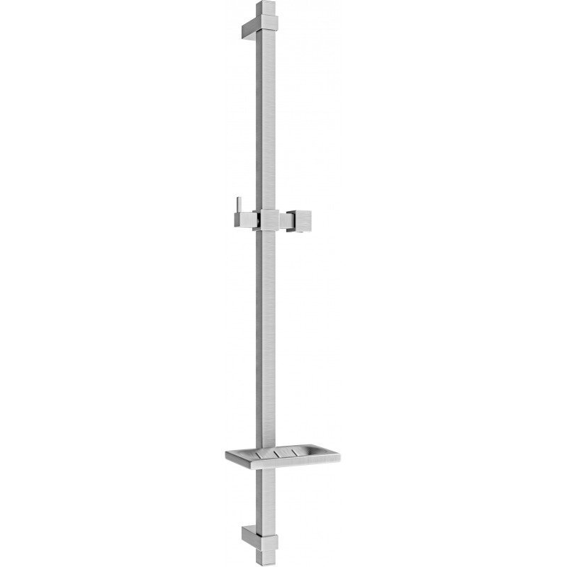 Mexen DQ drążek prysznicowy z mydelniczką 80 cm, grafit - 79381-66