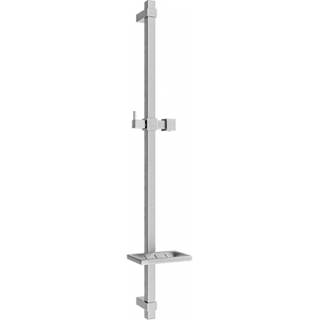 Mexen DQ drążek prysznicowy z mydelniczką 80 cm, grafit - 79381-66