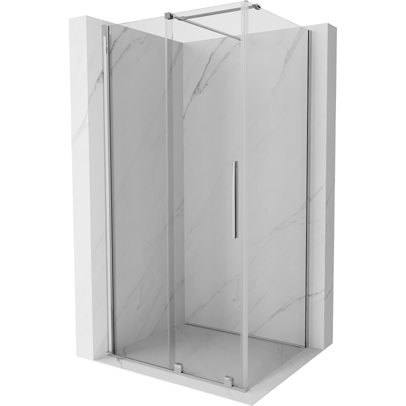 Mexen Velar kabina prysznicowa rozsuwana 90 x 70 cm, transparent, chrom - 871-090-070-01-01