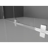 Mexen Velar ścianka prysznicowa rozsuwana Walk-in 80 x 200 cm, transparent 8 mm, chrom - 871-080-000-03-01