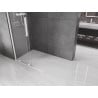 Mexen Velar ścianka prysznicowa rozsuwana Walk-in 85 x 200 cm, transparent 8 mm, biała - 871-085-000-03-20