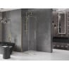 Mexen Velar ścianka prysznicowa rozsuwana Walk-in 110 x 200 cm, transparent 8 mm, złota - 871-110-000-03-50