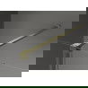 Mexen Velar ścianka prysznicowa rozsuwana Walk-in 85 x 200 cm, transparent 8 mm, złota szczotkowana - 871-085-000-03-55