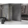 Mexen Velar ścianka prysznicowa rozsuwana Walk-in 90 x 200 cm, transparent 8 mm, złota szczotkowana - 871-090-000-03-55