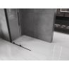 Mexen Velar ścianka prysznicowa rozsuwana Walk-in 80 x 200 cm, transparent 8 mm, czarna - 871-080-000-03-70