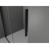 Mexen Velar ścianka prysznicowa rozsuwana Walk-in 110 x 200 cm, transparent 8 mm, czarna - 871-110-000-03-70