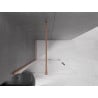 Mexen Velar ścianka prysznicowa rozsuwana Walk-in 85 x 200 cm, transparent 8 mm, miedź szczotkowana - 871-085-000-03-65
