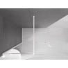 Mexen Velar ścianka prysznicowa rozsuwana Walk-in 160 x 200 cm, transparent 8 mm, biała - 871-160-000-03-20