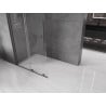 Mexen Velar ścianka prysznicowa rozsuwana Walk-in 80 x 200 cm, transparent 8 mm, gun gray szczotkowany - 871-080-000-03-66