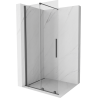 Mexen Velar ścianka prysznicowa rozsuwana Walk-in 85 x 200 cm, transparent 8 mm, gun gray szczotkowany - 871-085-000-03-66