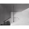 Mexen Velar ścianka prysznicowa rozsuwana Walk-in 100 x 200 cm, transparent 8 mm, gun gray szczotkowany - 871-100-000-03-66