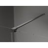 Mexen Velar ścianka prysznicowa rozsuwana Walk-in 100 x 200 cm, transparent 8 mm, gun gray szczotkowany - 871-100-000-03-66