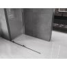 Mexen Velar ścianka prysznicowa rozsuwana Walk-in 150 x 200 cm, transparent 8 mm, gun gray szczotkowany - 871-150-000-03-66