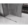 Mexen Velar ścianka prysznicowa rozsuwana Walk-in 150 x 200 cm, transparent 8 mm, gun gray szczotkowany - 871-150-000-03-66