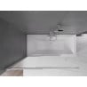 Mexen Fox parawan nawannowy 2-skrzydłowy przesuwny 120 x 150 cm, szron, chrom - 891-120-002-01-30