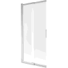Mexen Fox parawan nawannowy 2-skrzydłowy przesuwny 85 x 150 cm, szron, chrom - 891-085-002-01-30