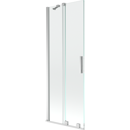 Mexen Velar parawan nawannowy 2-skrzydłowy rozsuwany 75 x 150 cm, transparent, chrom - 896-075-000-01-01