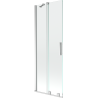 Mexen Velar parawan nawannowy 2-skrzydłowy rozsuwany 75 x 150 cm, transparent, chrom - 896-075-000-01-01