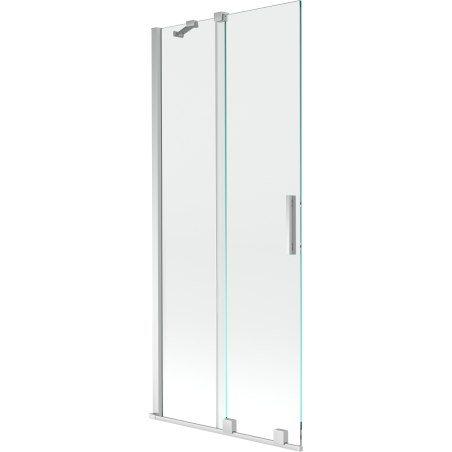 Mexen Velar parawan nawannowy 2-skrzydłowy rozsuwany 85 x 150 cm, transparent, chrom - 896-085-000-01-01
