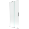 Mexen Velar parawan nawannowy 2-skrzydłowy rozsuwany 85 x 150 cm, transparent, chrom - 896-085-000-01-01