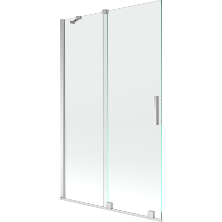 Mexen Velar parawan nawannowy 2-skrzydłowy rozsuwany 110 x 150 cm, transparent, chrom - 896-110-000-01-01