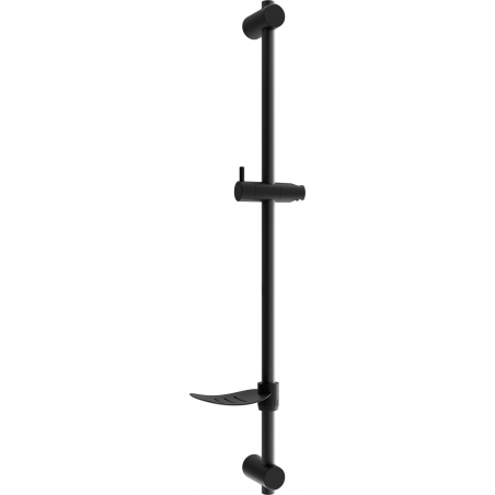Mexen DF drążek prysznicowy z mydelniczką 80 cm, czarny - 79382-70