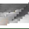 Mexen Velar parawan nawannowy 2-skrzydłowy rozsuwany 85 x 150 cm, transparent, złoty - 896-085-000-01-50