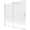 Mexen Velar parawan nawannowy 2-skrzydłowy rozsuwany 170 x 150 cm, transparent, chrom - 896-170-000-01-01