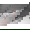 Mexen Velar parawan nawannowy 2-skrzydłowy rozsuwany 180 x 150 cm, transparent, różowe złoto - 896-180-000-01-60