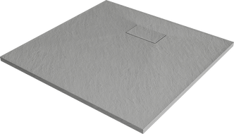 Mexen Hugo brodzik kwadratowy SMC 70 x 70 cm, szary - 42617070