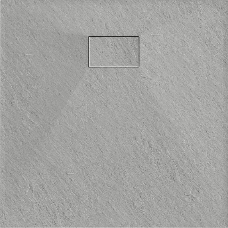 Mexen Hugo brodzik kwadratowy SMC 70 x 70 cm, szary - 42617070