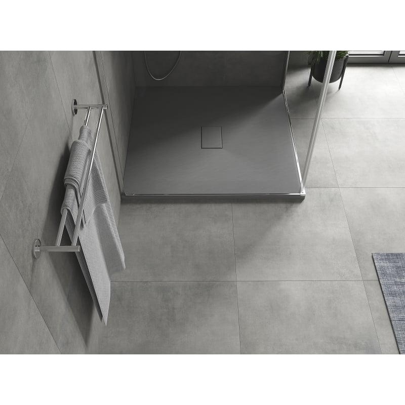 Mexen Hugo brodzik kwadratowy SMC 100 x 100 cm, szary - 42611010