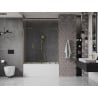 Mexen Velar Duo parawan nawannowy 2-skrzydłowy rozsuwany 140 x 150 cm, transparent, złoty - 896-140-000-02-50