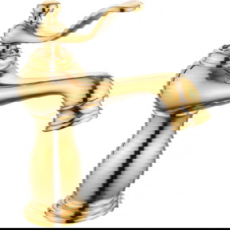 Mexen Vela bateria umywalkowa, złota - 744500-50