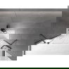 Mexen Velar Duo parawan nawannowy 2-skrzydłowy rozsuwany 140 x 150 cm, transparent, gun gray szczotkowany - 896-140-000-02-66