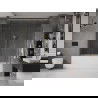 Mexen Velar Duo parawan nawannowy 2-skrzydłowy rozsuwany 170 x 150 cm, transparent, złoty - 896-170-000-02-50