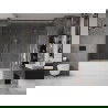 Mexen Velar Duo parawan nawannowy 2-skrzydłowy rozsuwany 170 x 150 cm, transparent, złoty - 896-170-000-02-50