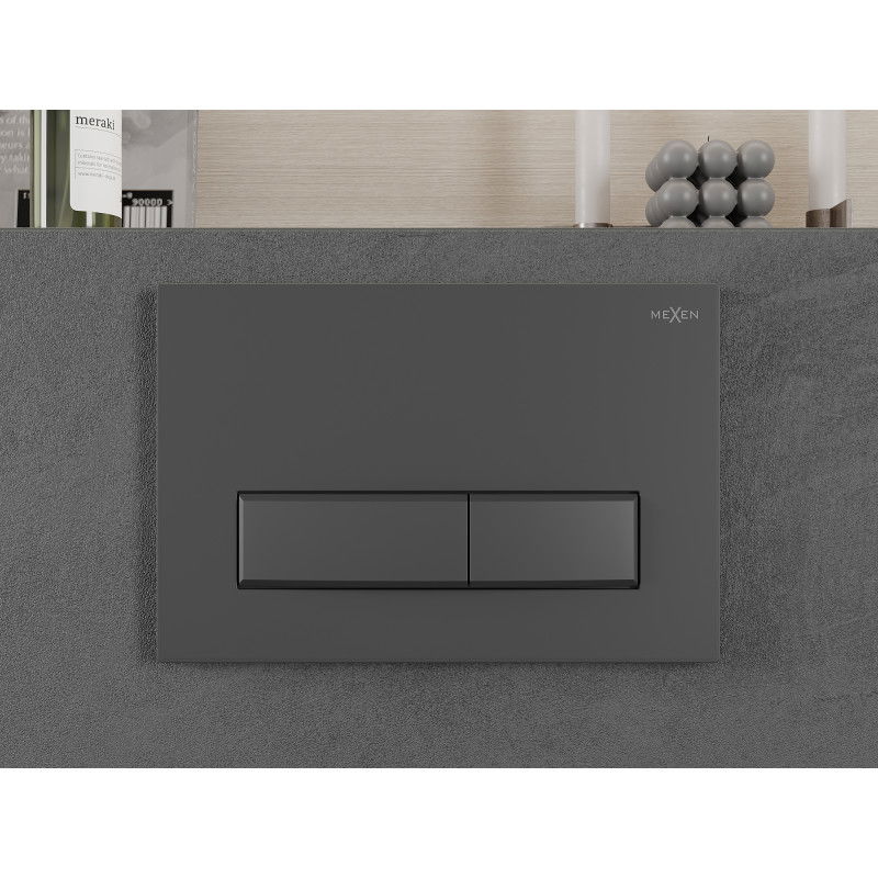 Mexen Fenix 09 przycisk spłukujący, gun gray - 600966