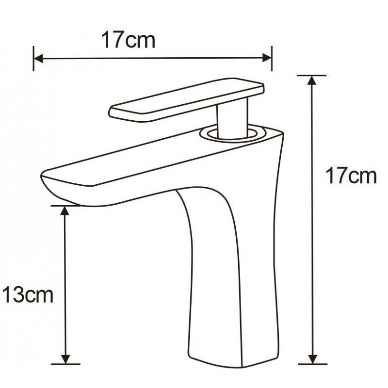 Mexen Indus bateria umywalkowa, chrom - 744600-00
