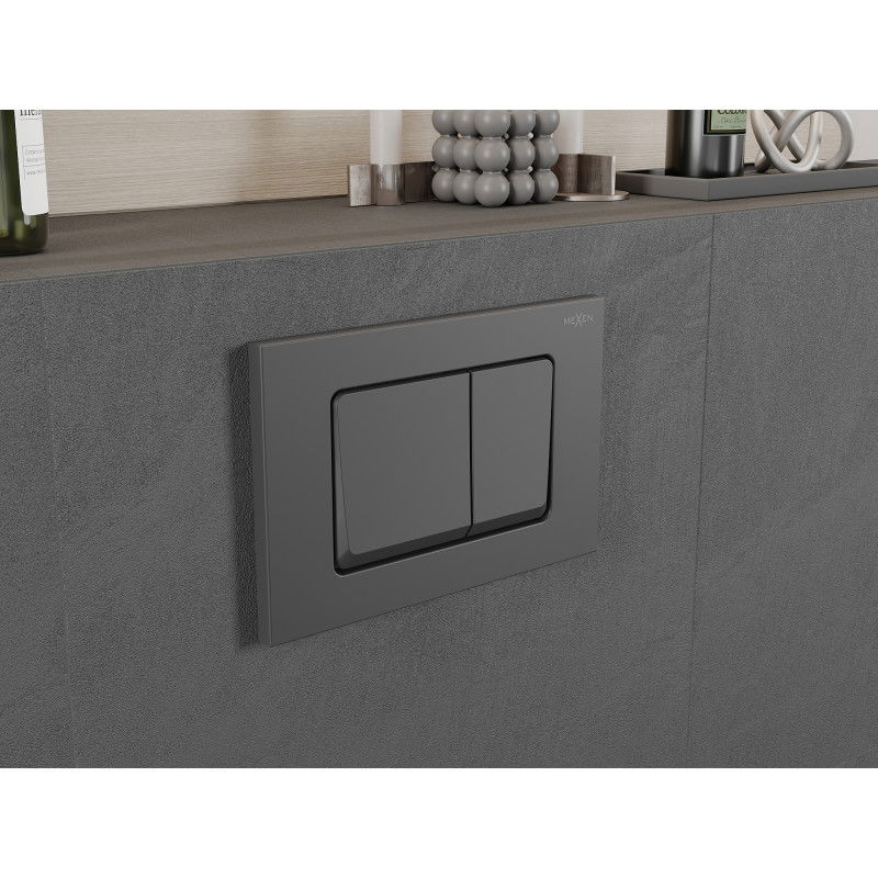 Mexen Fenix 10 XS przycisk spłukujący, gun gray - 601066
