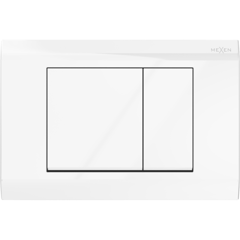 Mexen Fenix 01 przycisk spłukujący, biały błyszczący - 600100