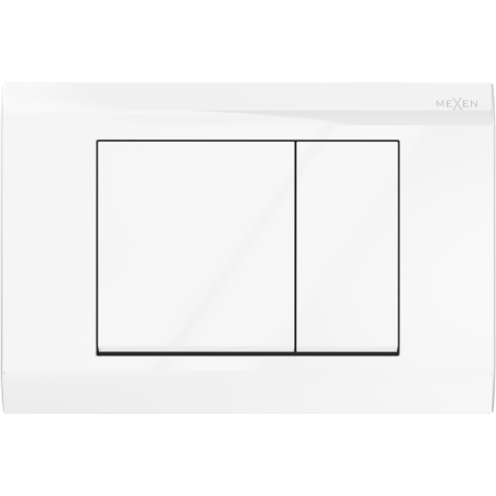 Mexen Fenix 01 przycisk spłukujący, biały błyszczący - 600100