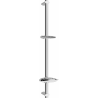 Mexen DB drążek prysznicowy z mydelniczką 75 cm, chrom - 79384-00