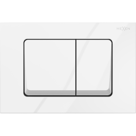 Mexen Fenix 10 XS przycisk spłukujący, biały błyszczący - 601000